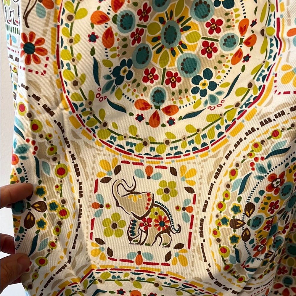 Colorful Patterned Shower Curtain - Picture 2 of 2